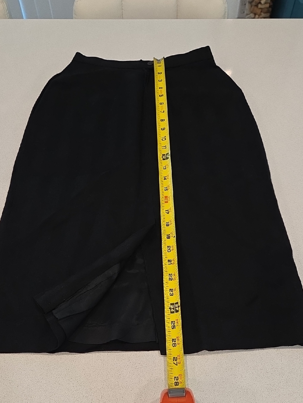 Vintage Striped Christian Dior Wool Black Tailored Blazer and Skirt Set Size 4! - Picture 16 of 16